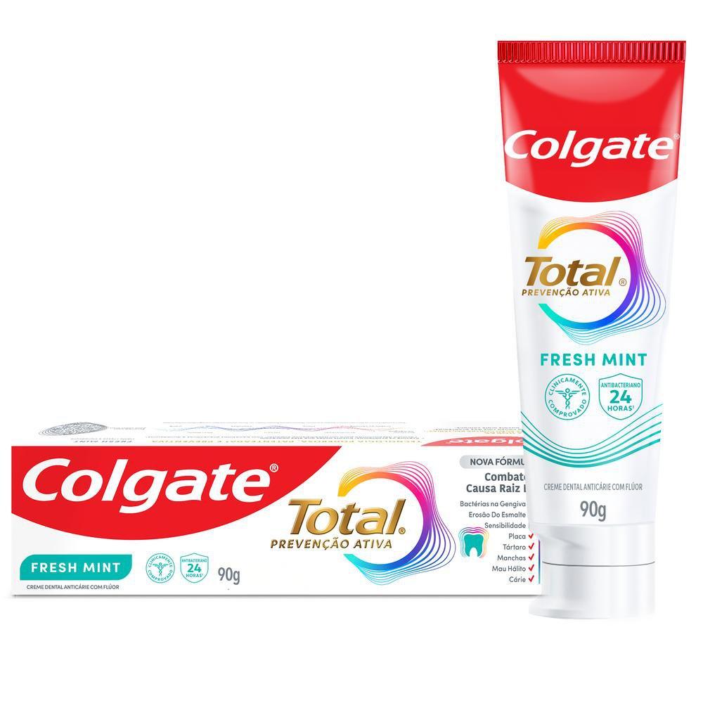 Creme Dental Colgate Prevenção Ativa Fresh Mint 90g — Colgate | Farmácia Resyla