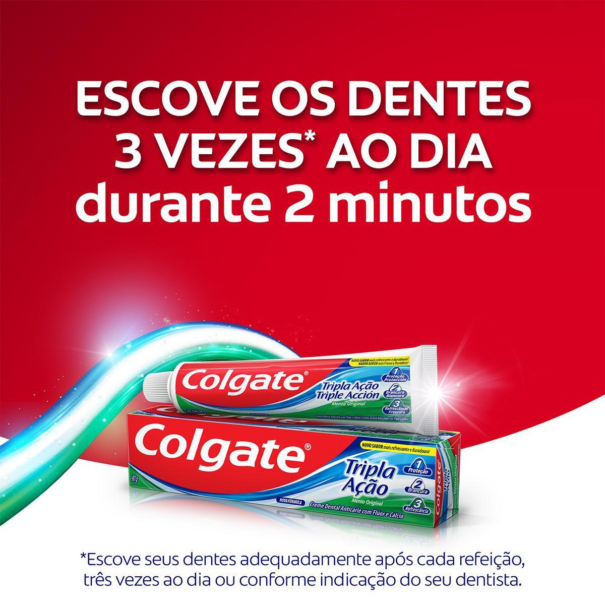 Creme Dental Colgate Tripla Ação Sabor Menta Original 180g Leve 180g Pague 140g — imagem 3 | Farmácia Resyla
