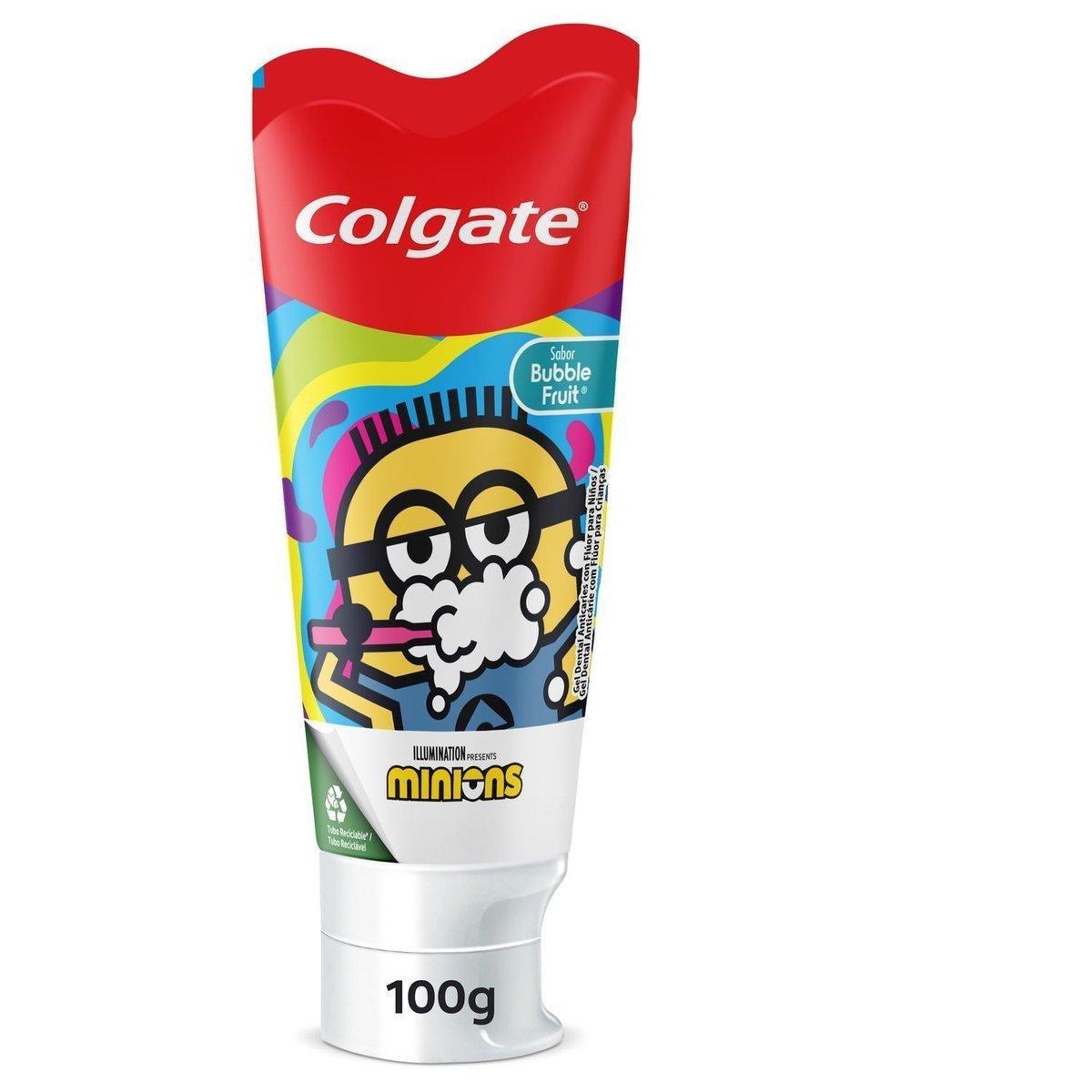 Creme Dental Infantil Colgate Smiles Minions Sabor Bubble Fruit 100g — imagem 2 | Farmácia Resyla