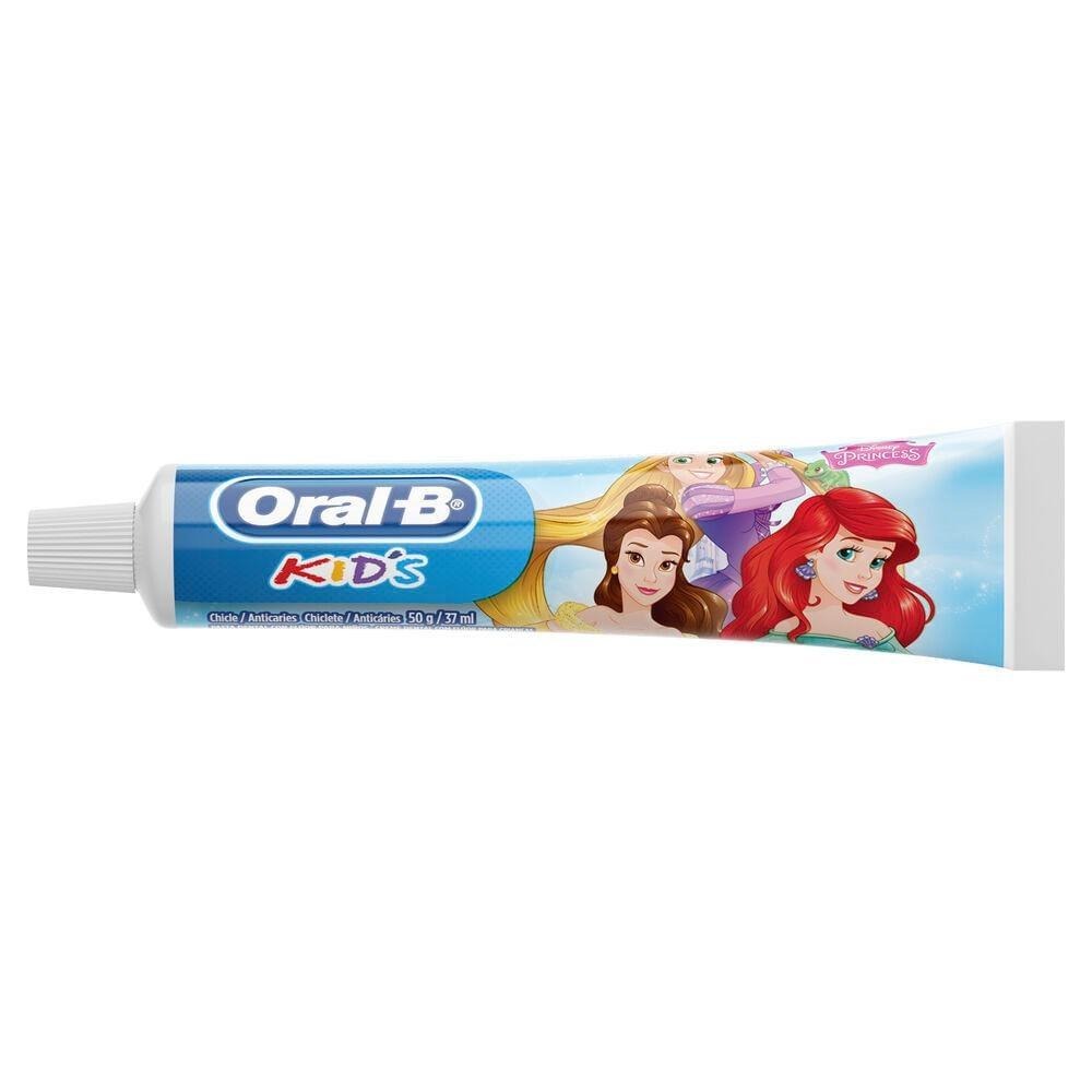 Creme Dental Infantil Oral-B Kids Disney Princesas Anticáries com Flúor 50g — Oral B | Farmácia Resyla