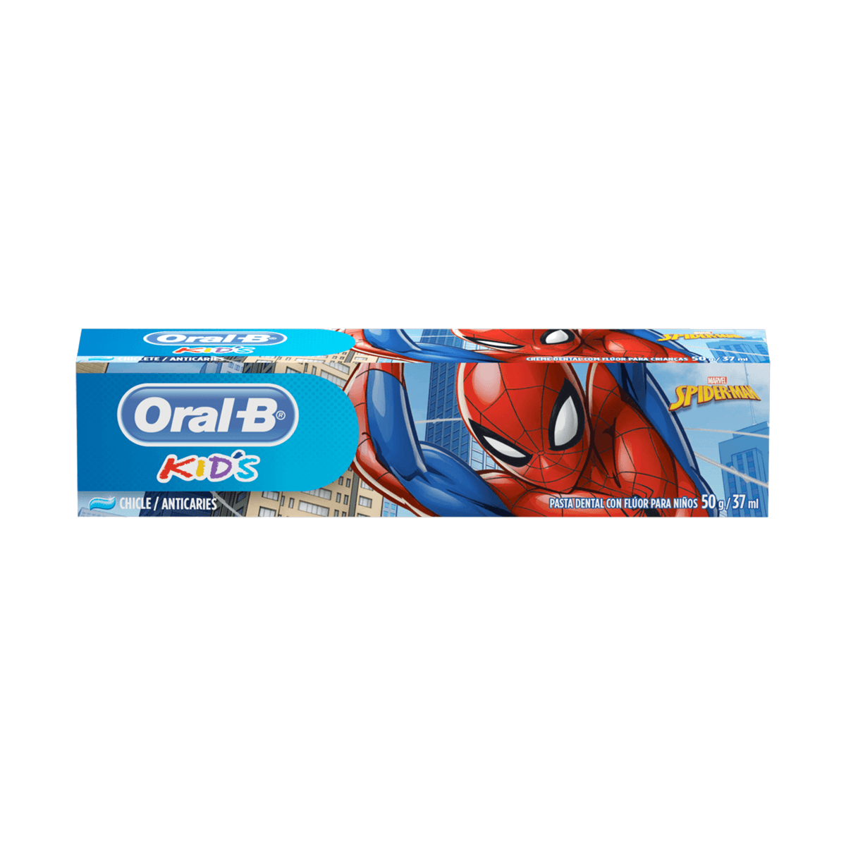 Creme Dental Infantil Oral-B Kids Spiderman Anticáries com Flúor 50g — imagem 3 | Farmácia Resyla