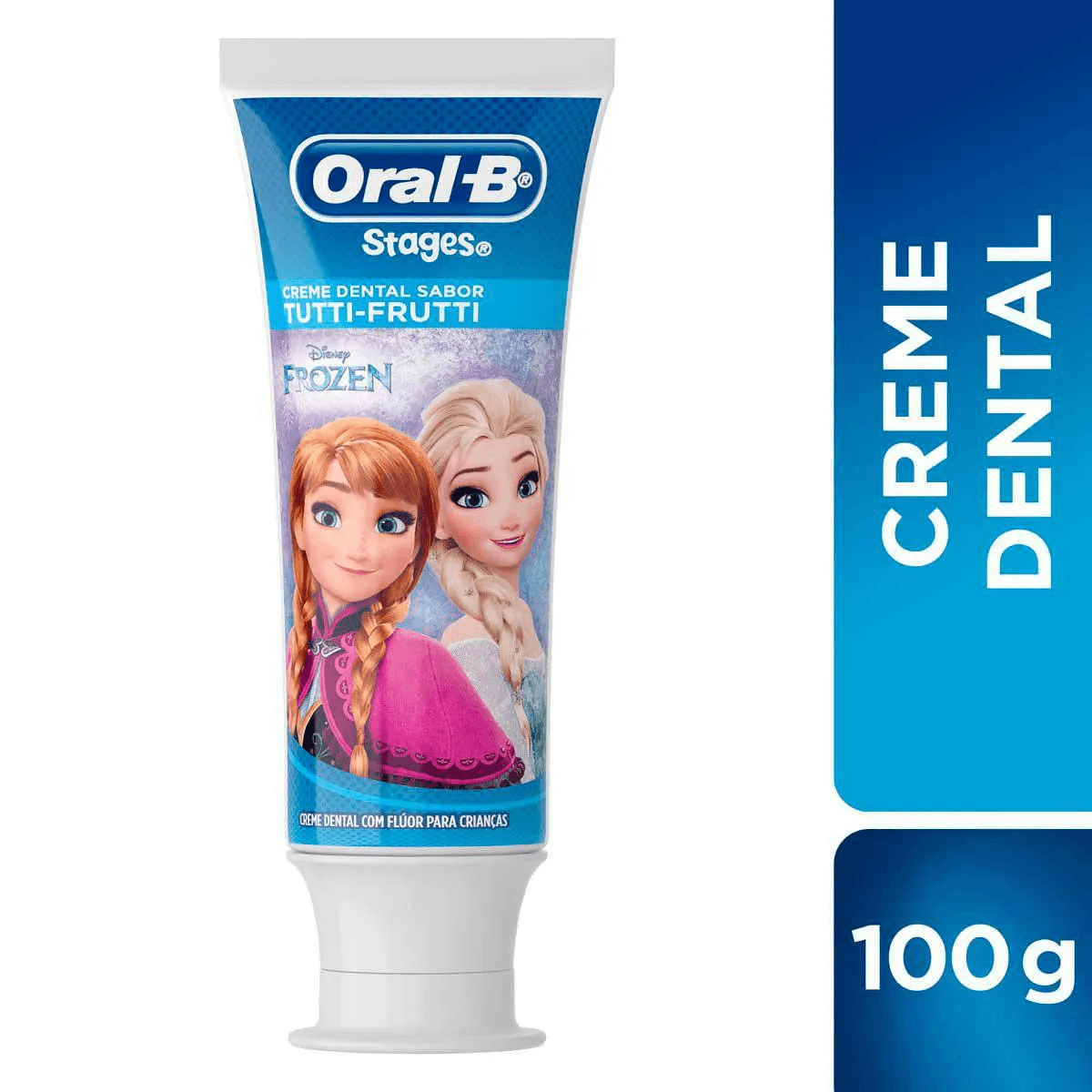 Creme Dental Infantil Oral-B Stages Frozen com Flúor 100g — Oral B | Farmácia Resyla