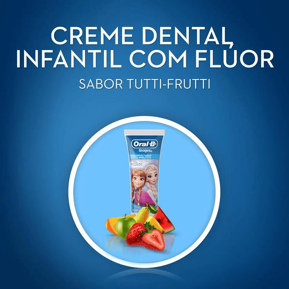 Creme Dental Infantil Oral-B Stages Frozen com Flúor 100g — imagem 2 | Farmácia Resyla