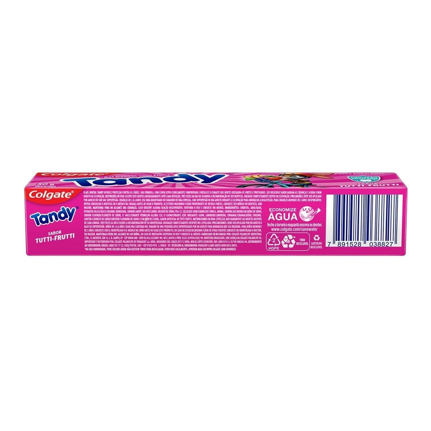 Creme Dental Infantil Tandy Tutti Frutti Colgate 50g — imagem 3 | Farmácia Resyla
