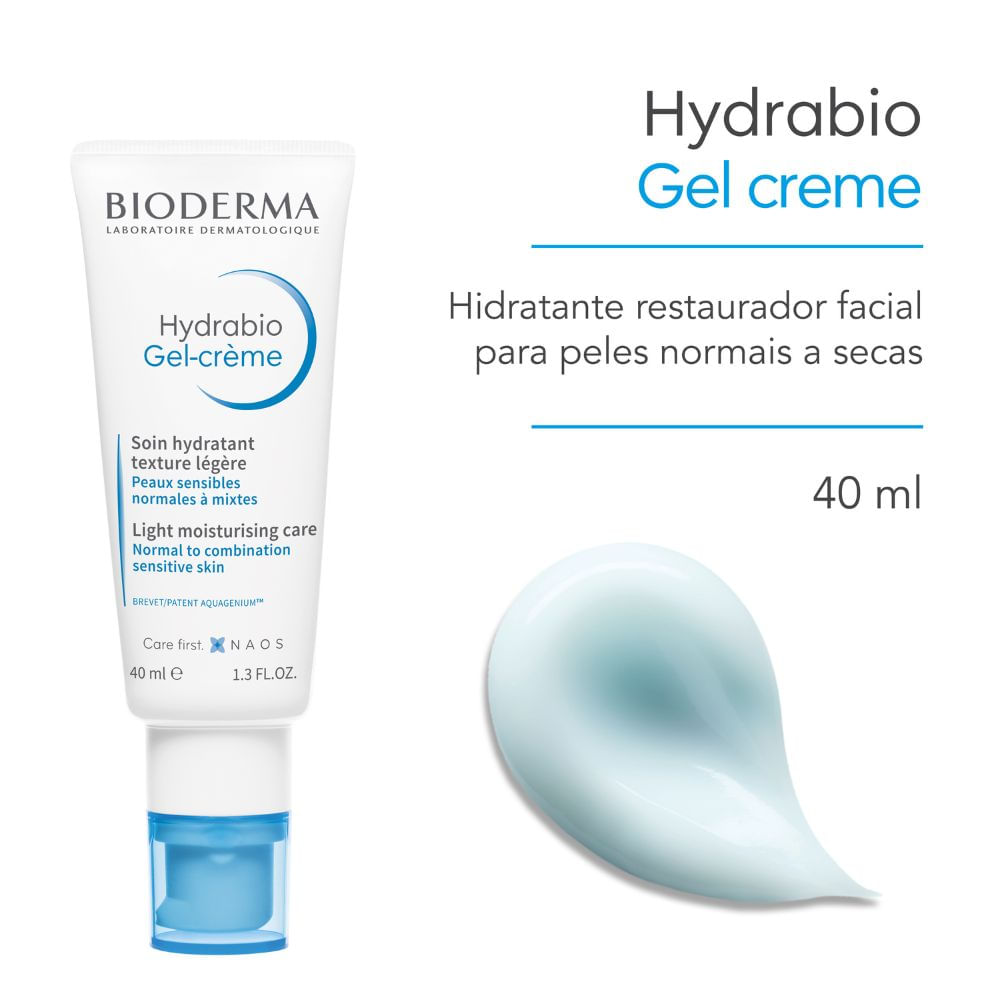 Creme Facial Bioderma Hydrabio Gel Creme Hidratante 40ml — imagem 2 | Farmácia Resyla