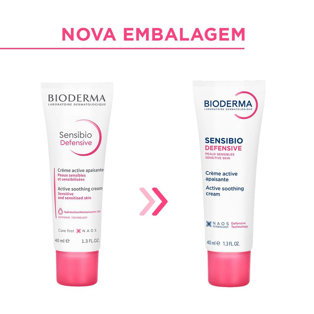 Creme Facial Bioderma Sensibio Defensive Hidratante Calmante 40ml — imagem 2 | Farmácia Resyla