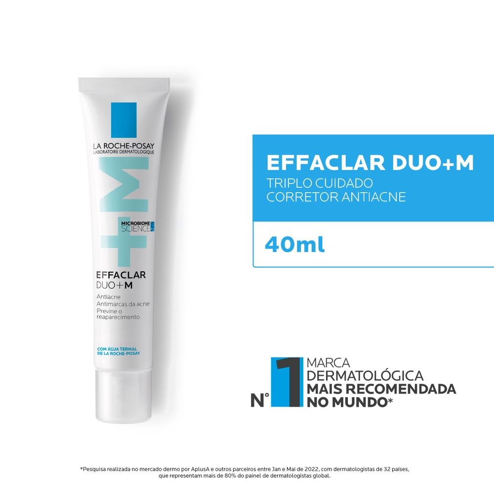 Creme Facial La Roche-Posay Effaclar Duo+M Corretor Antiacne 40ml — imagem 3 | Farmácia Resyla
