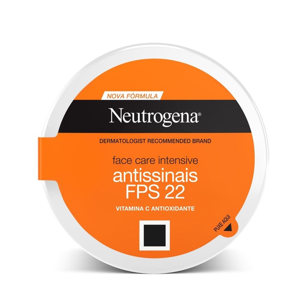 Creme Facial Neutrogena Face Care Intensive Antissinais FPS 22 100g — imagem 3 | Farmácia Resyla