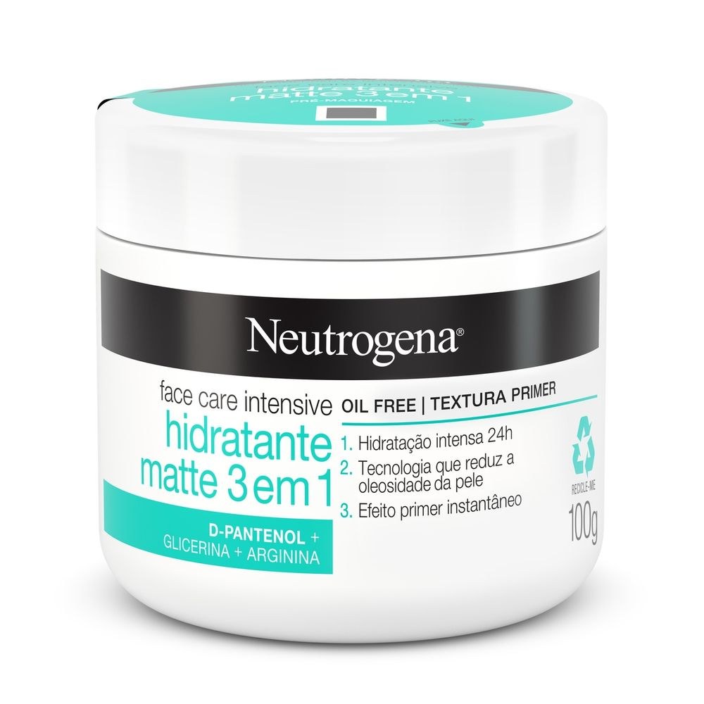 Creme Facial Neutrogena Face Care Intensive Matte 3 em 1 100g — imagem 2 | Farmácia Resyla