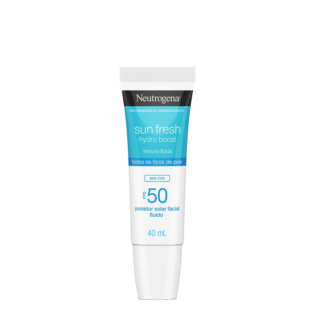 Creme Facial Neutrogena Sun Fresh® Derm Care Hydro Boost FPS 50 40ml — Neutrogena | Farmácia Resyla