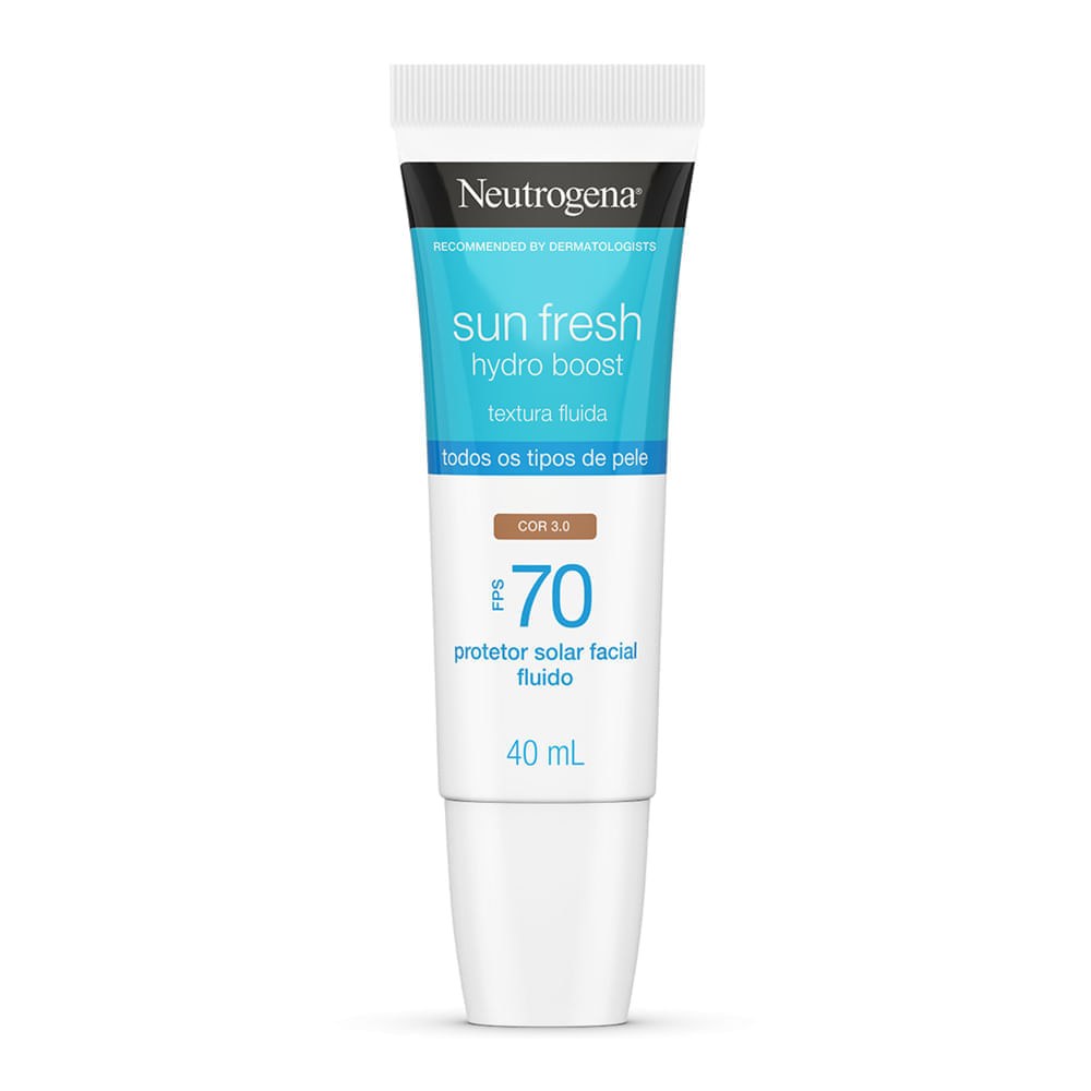 Creme Facial Neutrogena Sun Fresh® Derm Care Hydro Boost FPS 70 40ml Cor 3.0 — imagem 3 | Farmácia Resyla