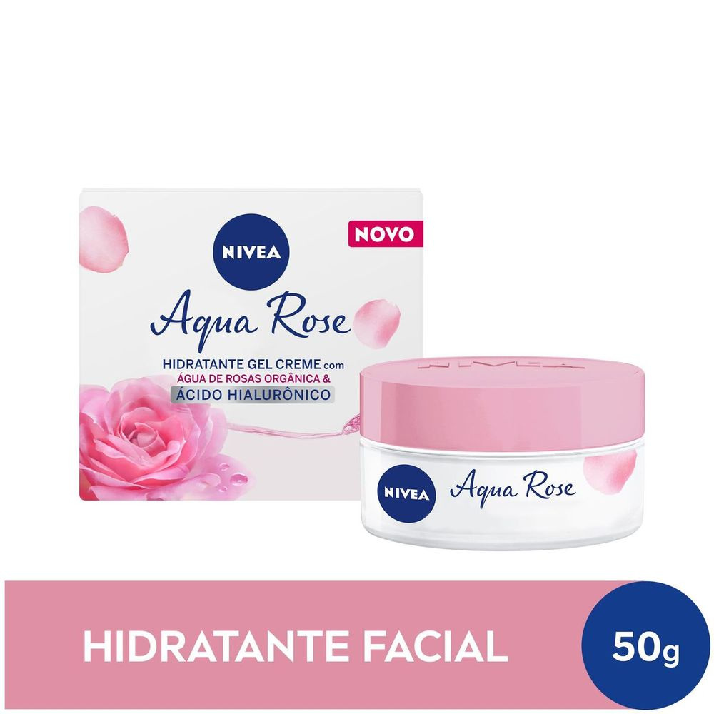 Creme Facial Nivea Aqua Rose Hidratante em Gel 50ml — Nivea | Farmácia Resyla