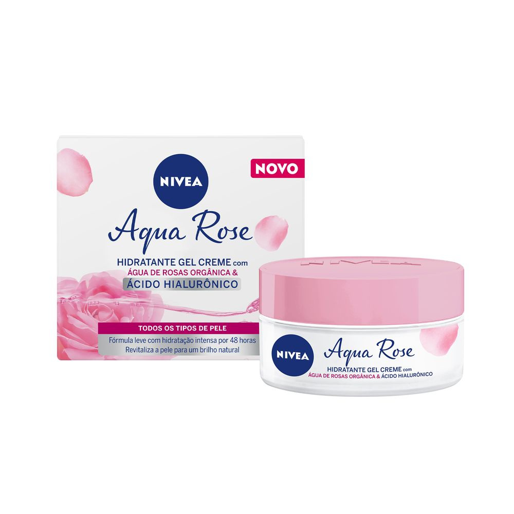 Creme Facial Nivea Aqua Rose Hidratante em Gel 50ml — imagem 2 | Farmácia Resyla