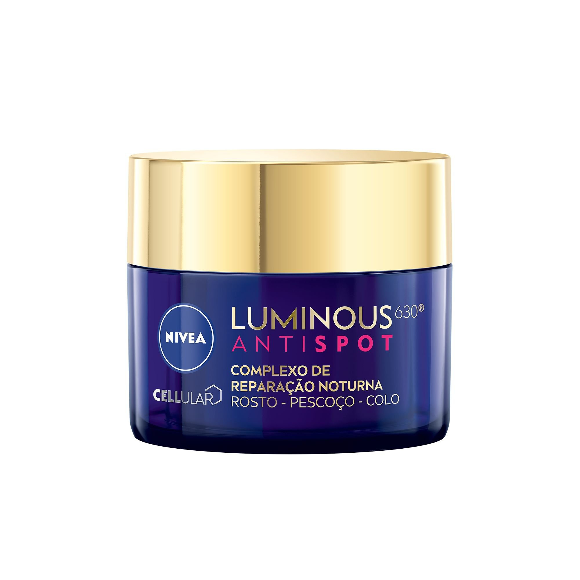 Creme Facial Nivea Luminous 630 Complexo de Reparação Noturna 50ml — Nivea | Farmácia Resyla