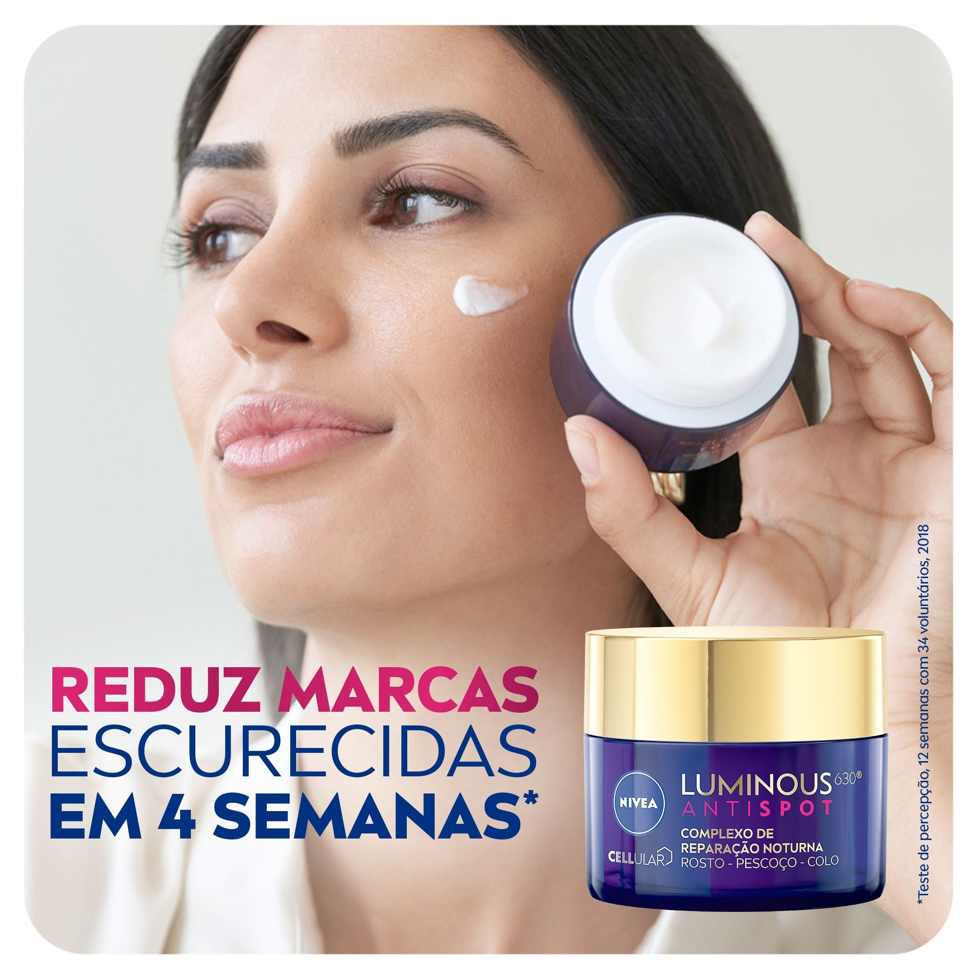 Creme Facial Nivea Luminous 630 Complexo de Reparação Noturna 50ml — imagem 2 | Farmácia Resyla