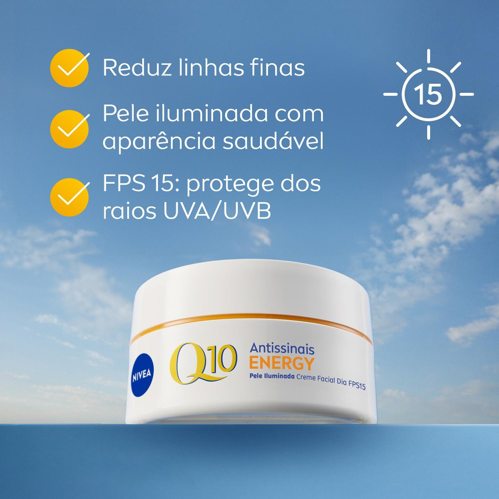 Creme Facial Nivea Q10 Plus C Antirrugas FPS 15 51g — imagem 4 | Farmácia Resyla