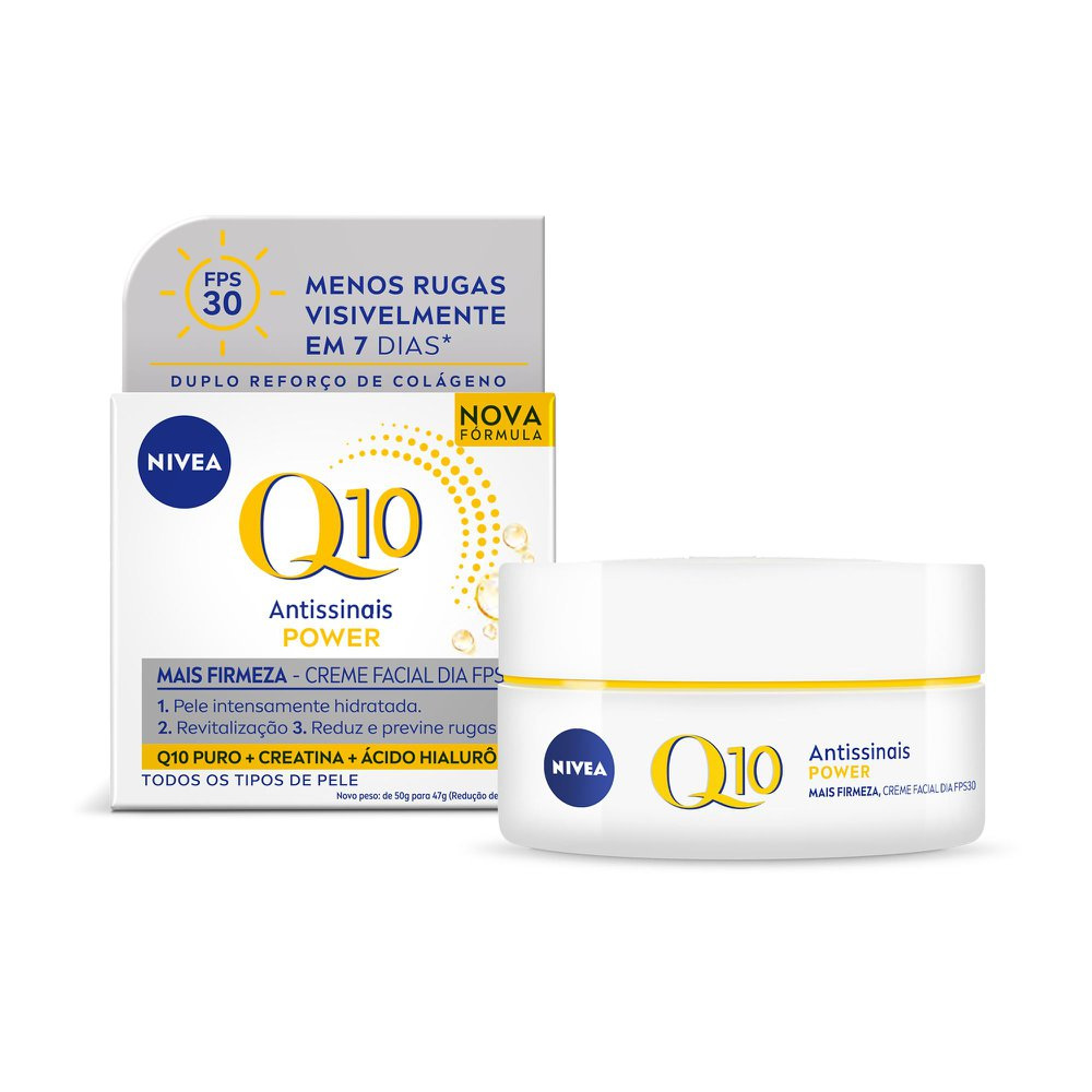 Creme Facial Nivea Q10 Power Antissinais FPS 30 50g — Nivea | Farmácia Resyla