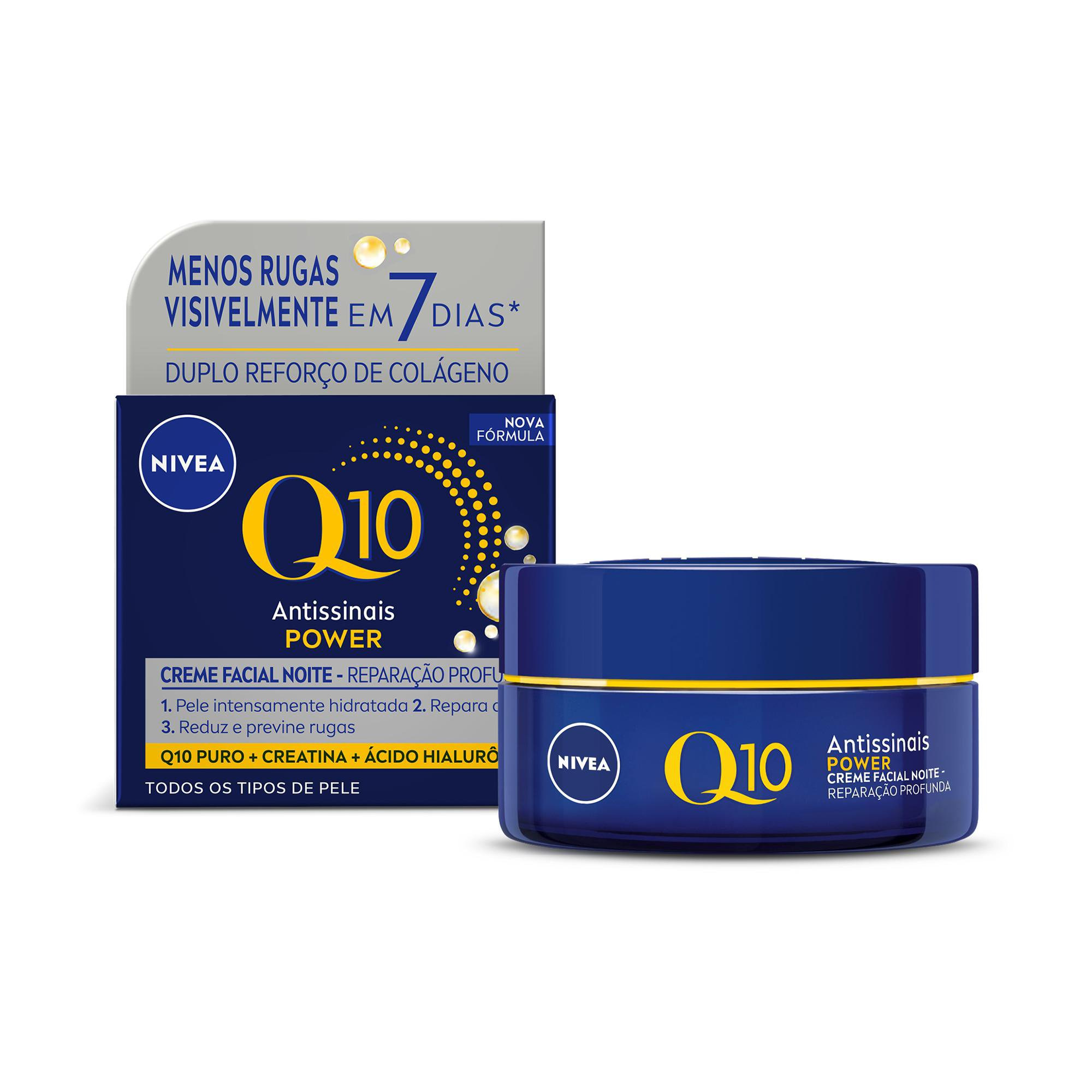 Creme Facial Nivea Q10 Power Antissinais Noturno 49g — Nivea | Farmácia Resyla
