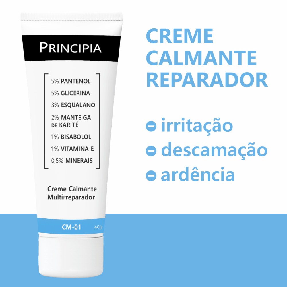 Creme Facial Principia CM-01 Calmante Multirreparador 40g — imagem 4 | Farmácia Resyla