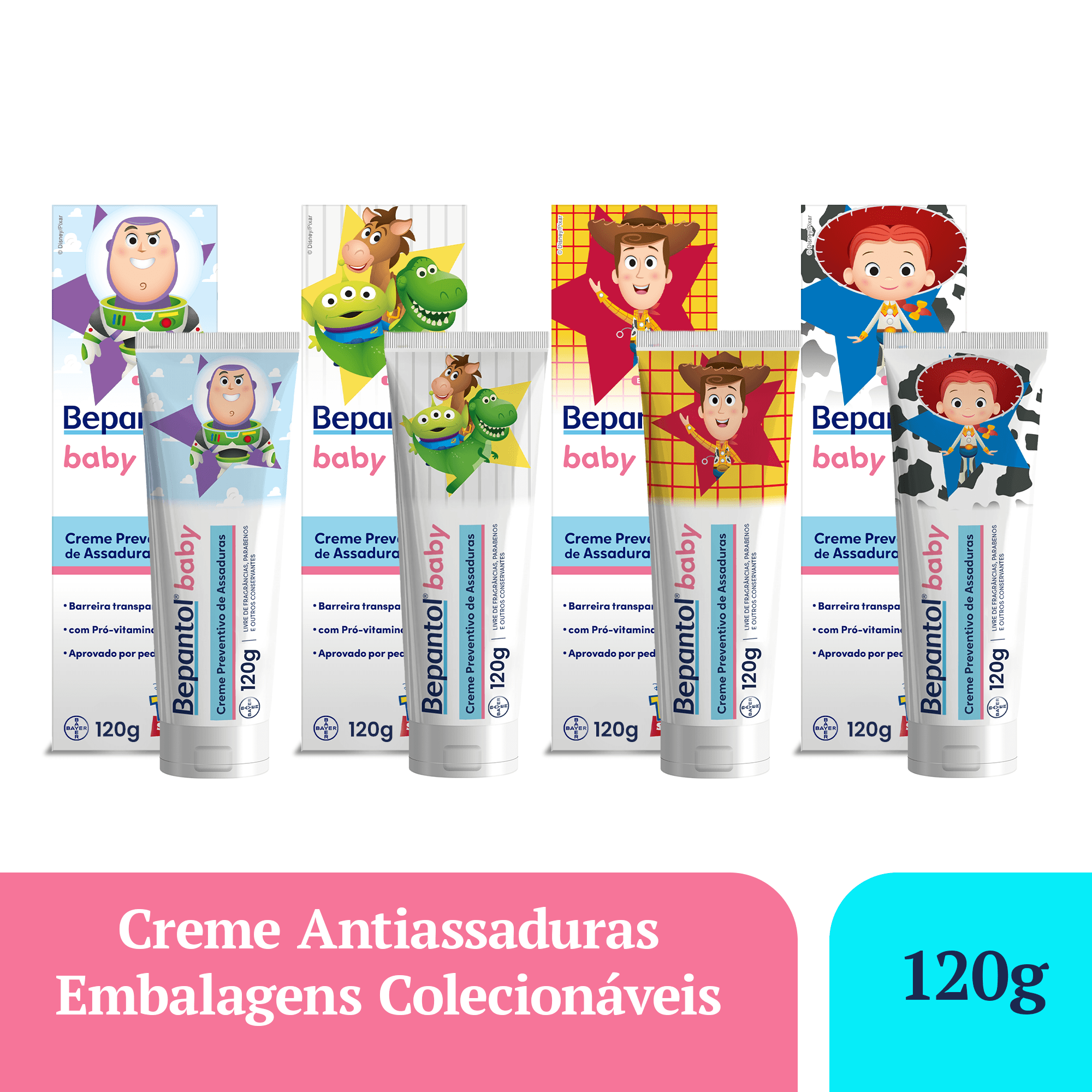 Creme Para Assaduras Bepantol Baby Disney Toy Story 120g — imagem 2 | Farmácia Resyla