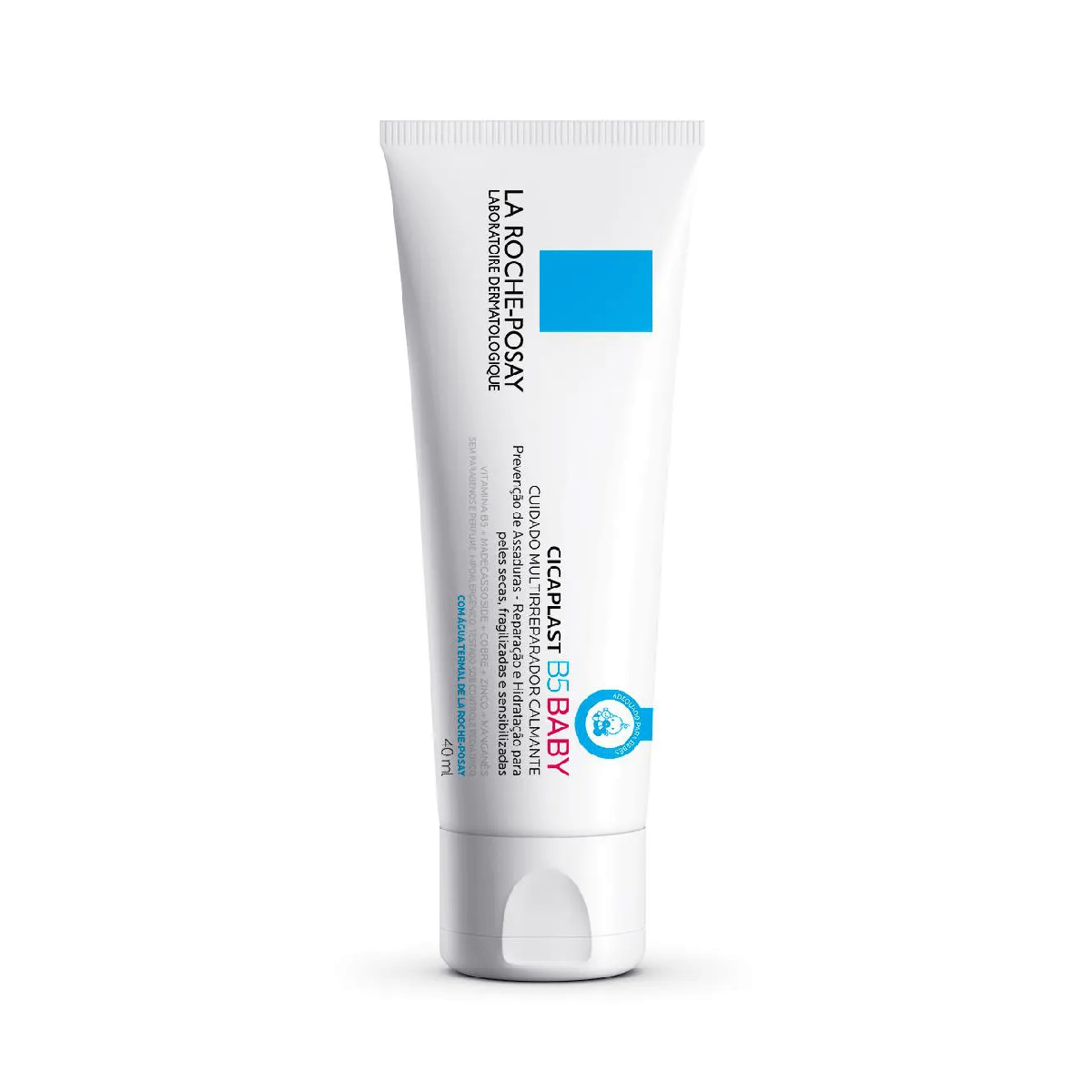 Creme para Assaduras Cicaplast B5 Baby Multirreparador Calmante 40ml — La Roche Posay | Farmácia Resyla