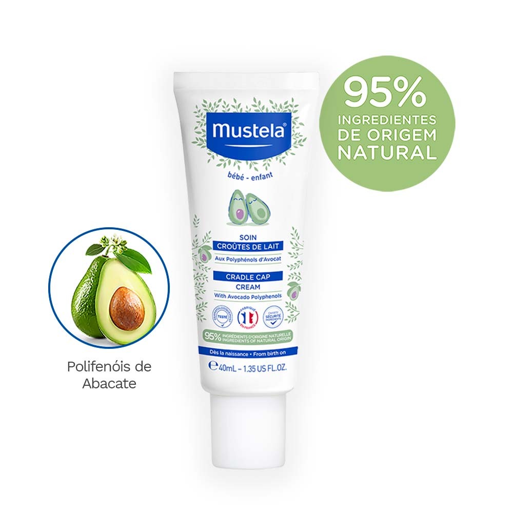 Creme para Crosta Láctea Mustela Stelaker Bebê Hipoalergênico 40ml — imagem 2 | Farmácia Resyla
