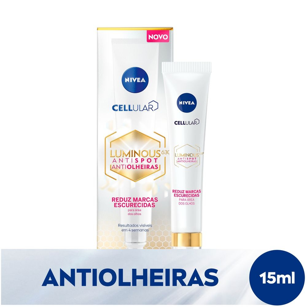 Creme para o Contorno dos Olhos Nivea Cellular Luminous 630 Antispot Antiolheiras 15ml — Nivea | Farmácia Resyla