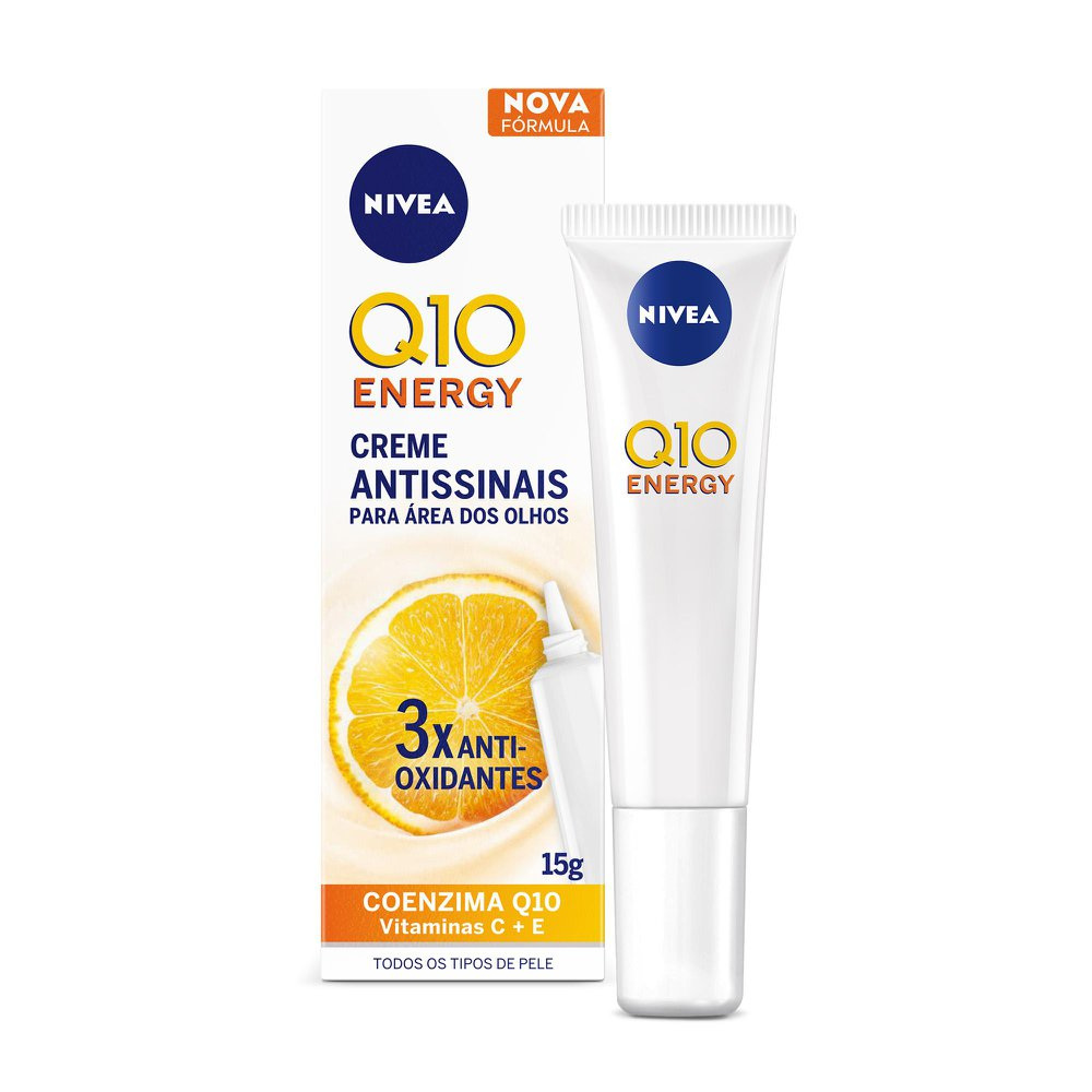 Creme para o Contorno dos Olhos Nivea Q10 Energy Antissinais 15g — Nivea | Farmácia Resyla