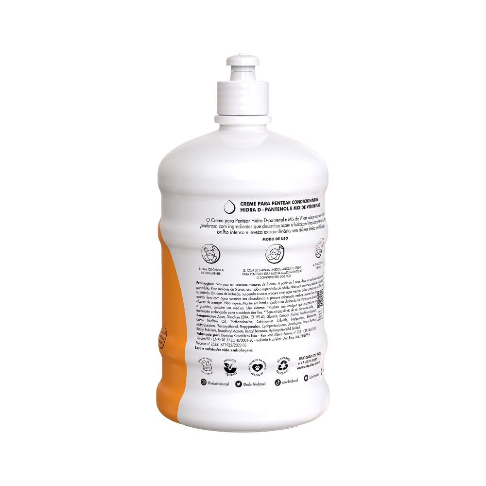 Creme para Pentear Hidra Hidratação Intensa Salon Line 1 Litro — imagem 2 | Farmácia Resyla