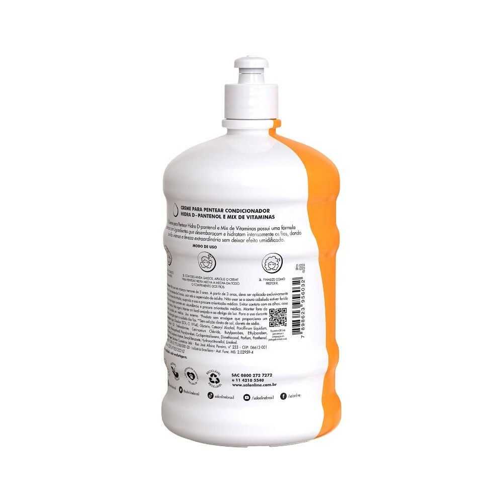 Creme para Pentear Hidra Hidratação Intensa Salon Line 1 Litro — imagem 3 | Farmácia Resyla