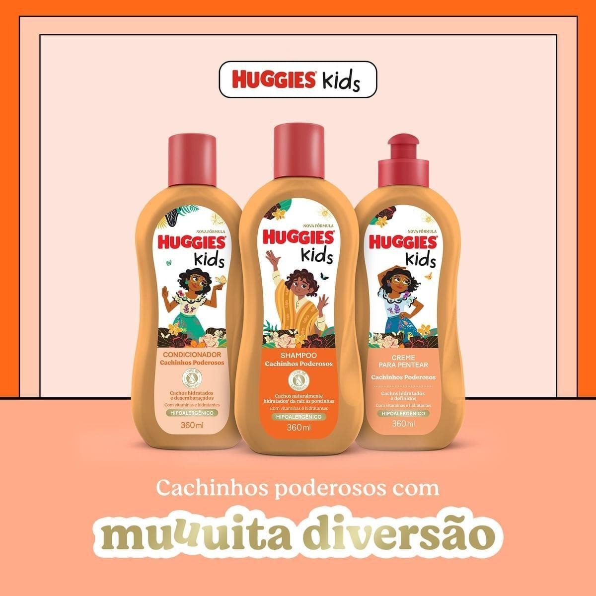 Creme para Pentear Infantil Huggies Kids Cachinhos Poderosos 360ml — imagem 3 | Farmácia Resyla