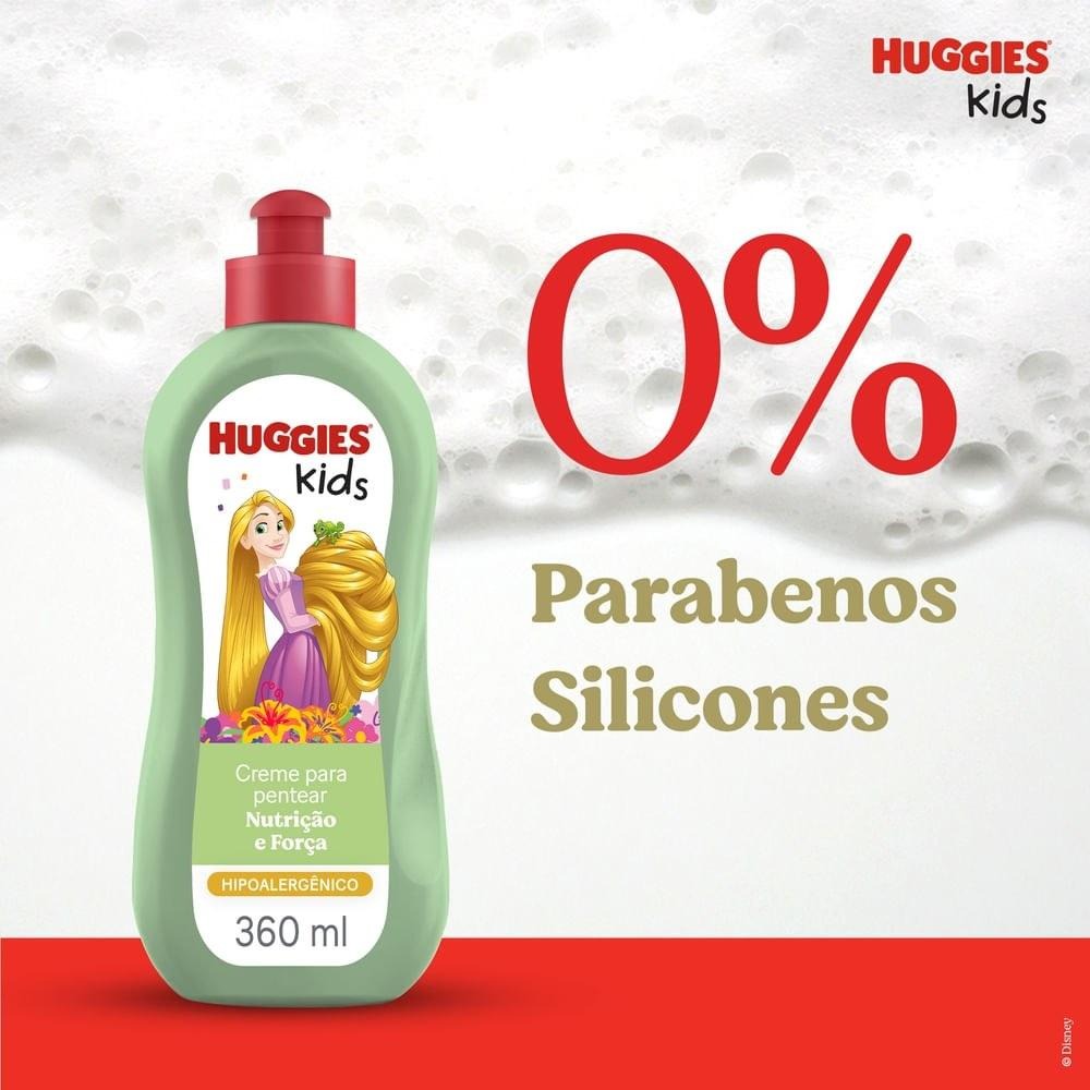 Creme para Pentear Infantil Huggies Kids Enrolados Nutrição e Força 360ml — imagem 4 | Farmácia Resyla