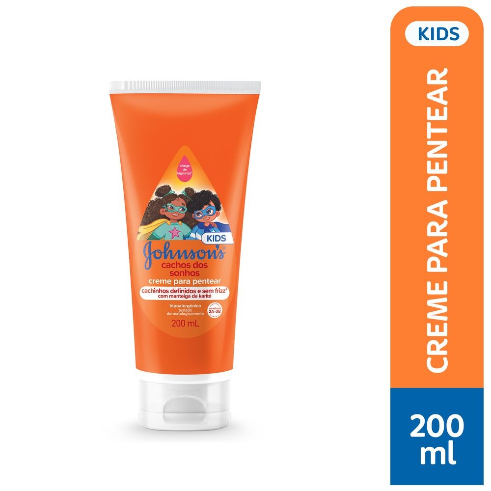 Creme para Pentear Infantil Johnson's Baby Cachos dos Sonhos 200ml — Johnsons Baby | Farmácia Resyla