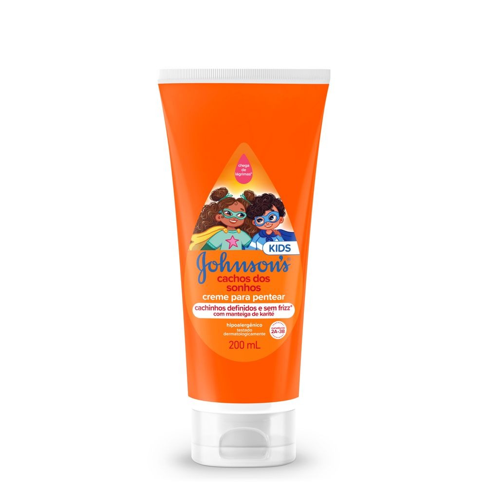 Creme para Pentear Infantil Johnson's Baby Cachos dos Sonhos 200ml — imagem 2 | Farmácia Resyla