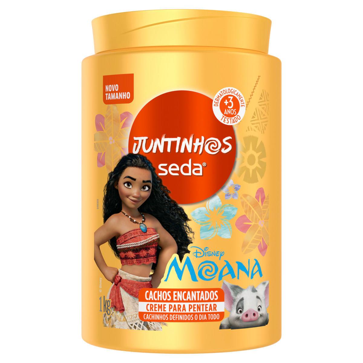 Creme Para Pentear Infantil Moana Seda Juntinhos Cachos Encantados 1kg — Seda | Farmácia Resyla