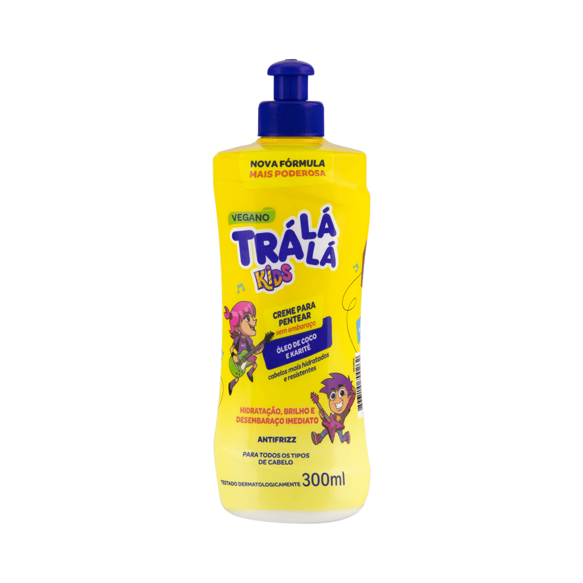 Creme para Pentear Infantil Trá Lá Lá Kids Sem Enxágue 300g — Tralala | Farmácia Resyla