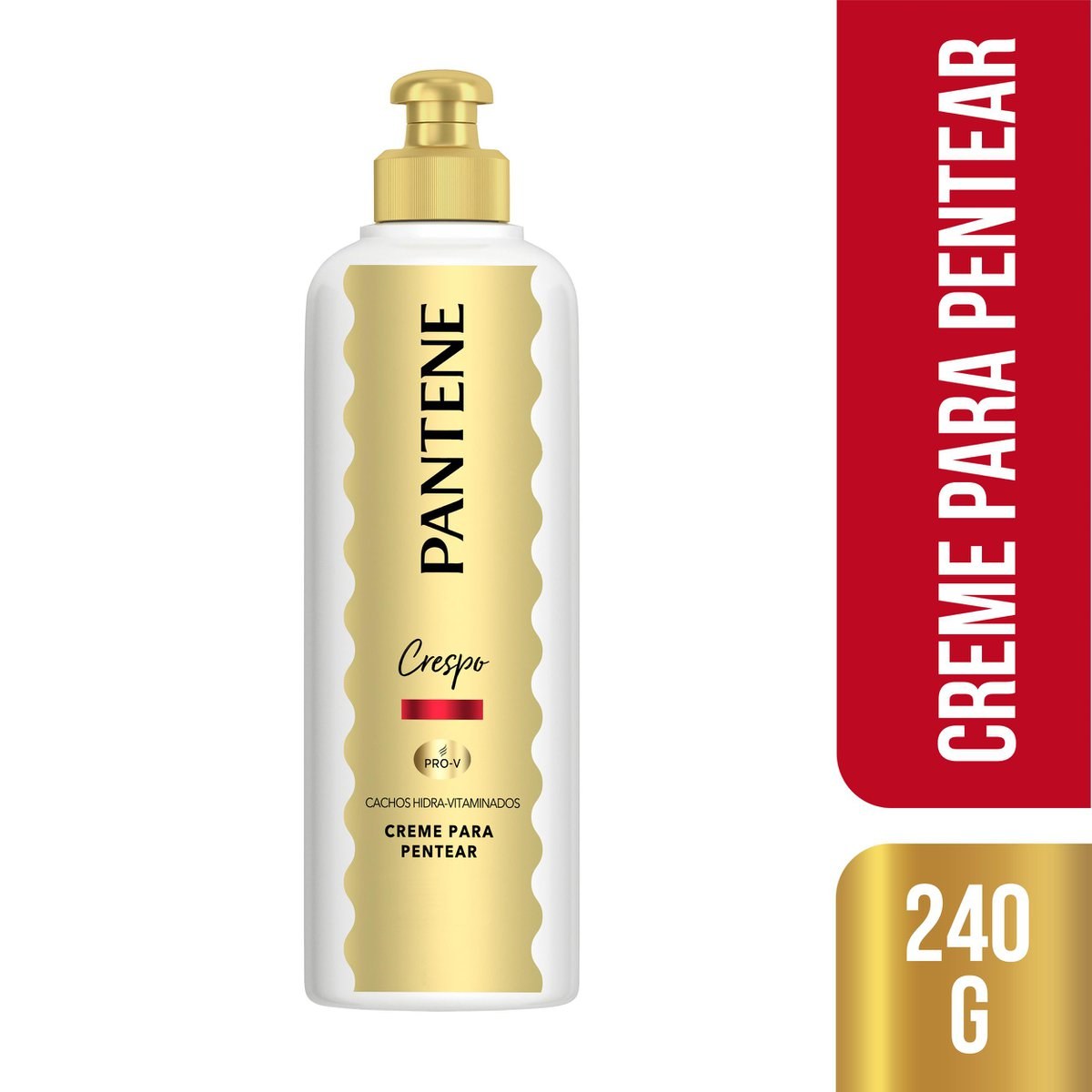 Creme Para Pentear Pantene Cachos Hidra-vitaminados Crespos 240g — imagem 2 | Farmácia Resyla