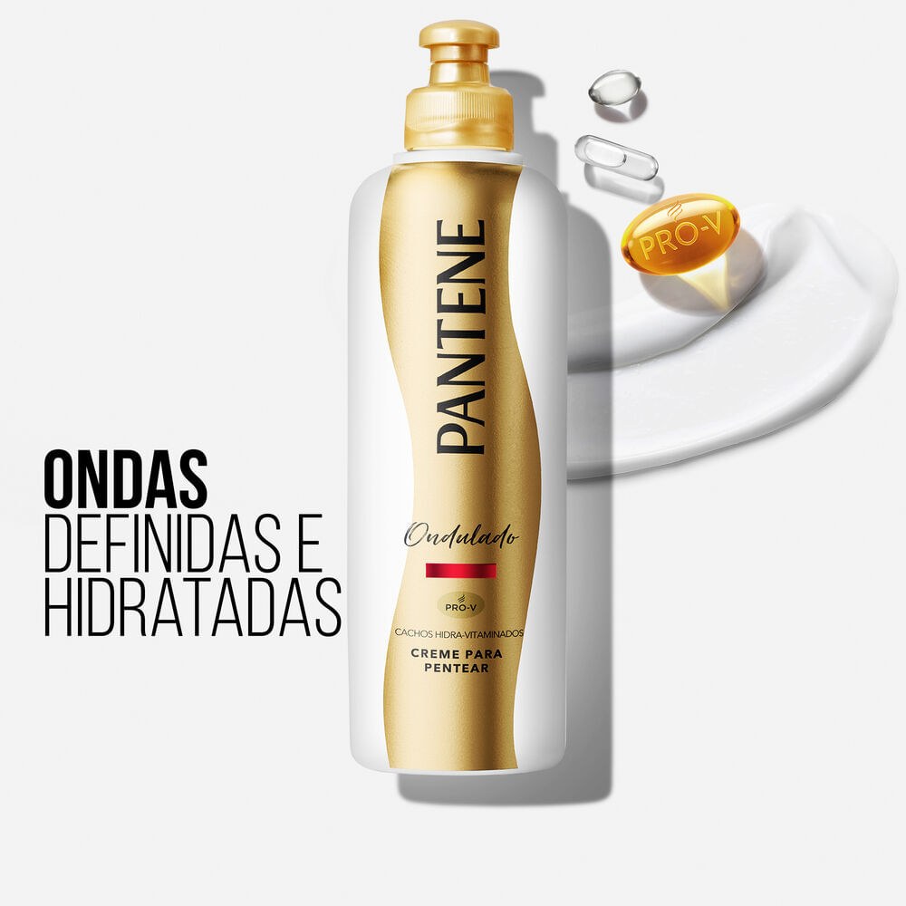 Creme Para pentear pantene cachos Hidra-Vitaminados Ondulados 240g — imagem 2 | Farmácia Resyla