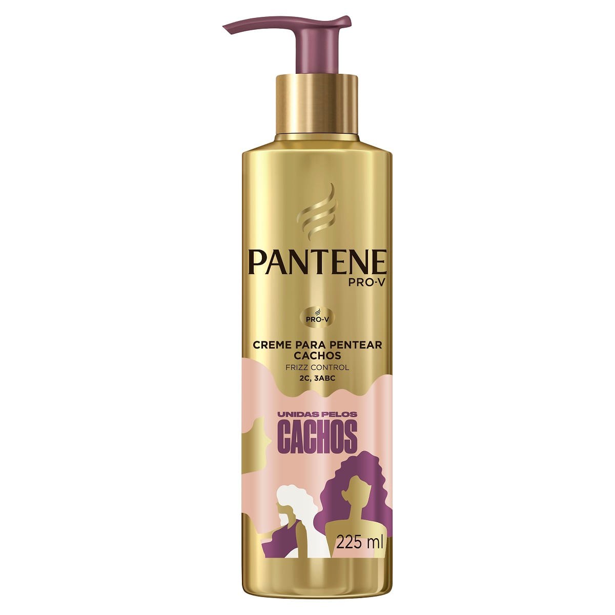 Creme Para Pentear Pantene Unidas Pelos Cachos 225ml — Pantene | Farmácia Resyla