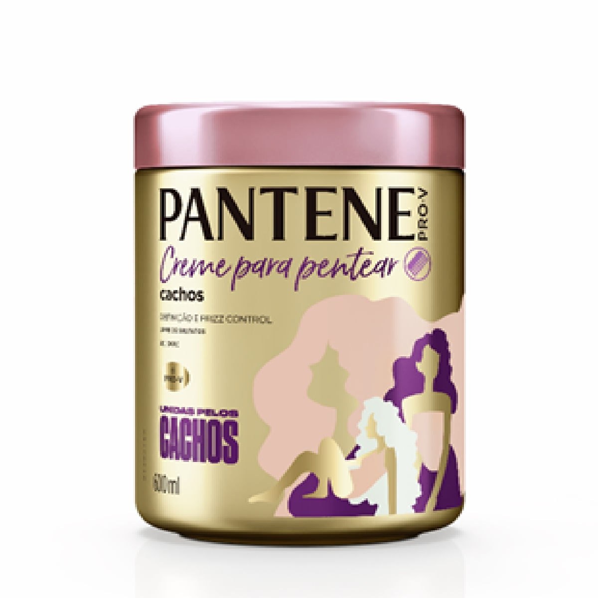Creme Para Pentear Pantene Unidas Pelos Cachos 600ml — Pantene | Farmácia Resyla