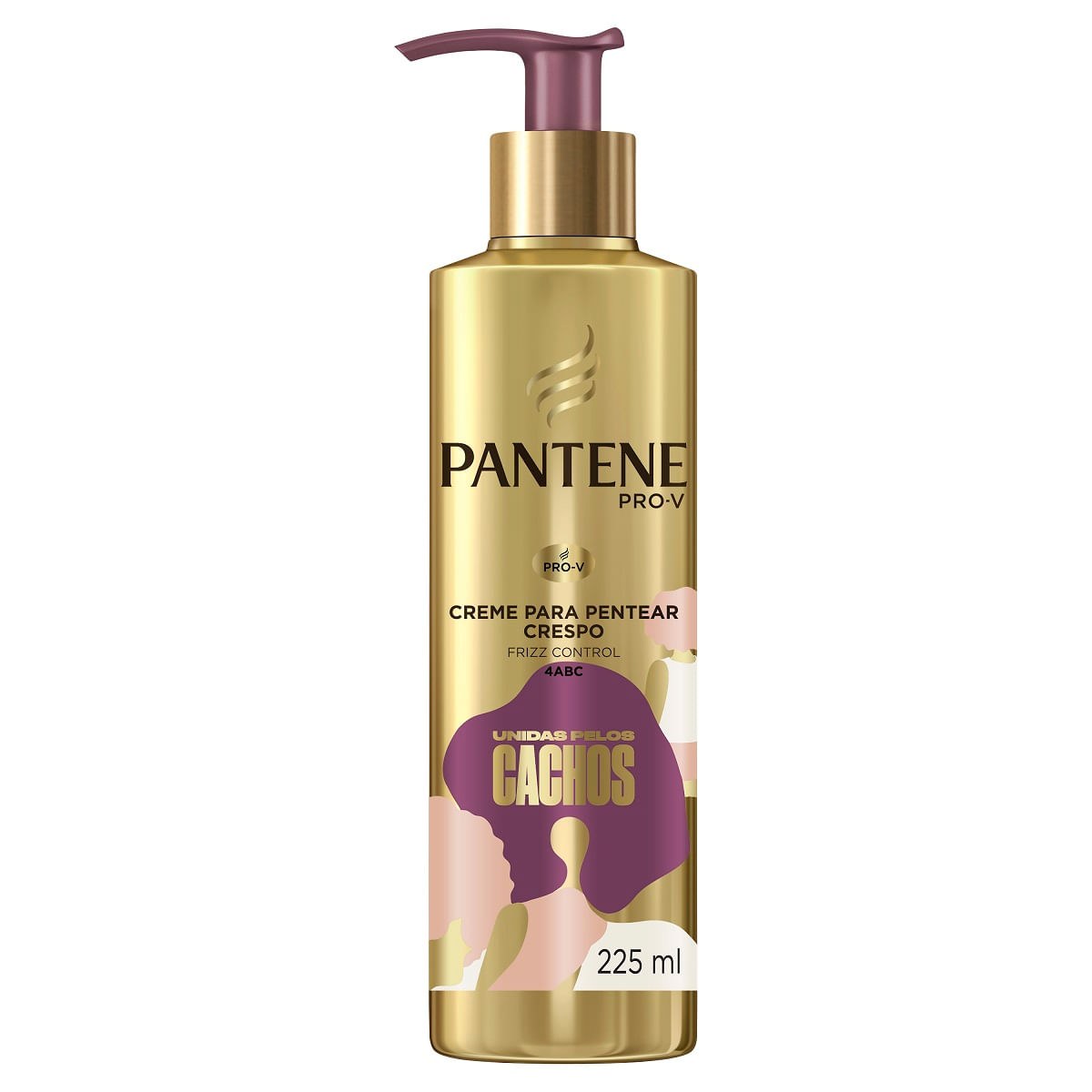 Creme Para Pentear Pantene Unidas Pelos Cachos Crespos 225ml — Pantene | Farmácia Resyla