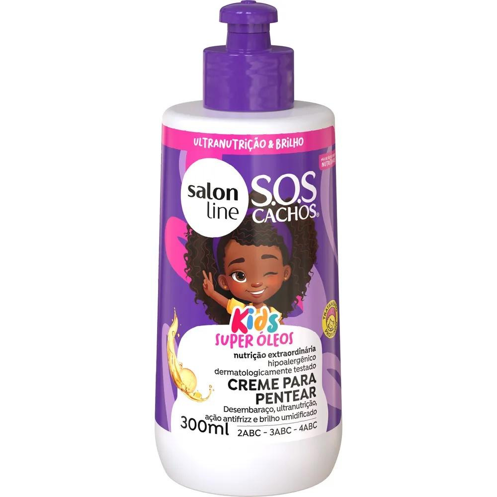 Creme para Pentear Salon Line Kids SOS Cachos Super Óleos - 300ml — Salon Line | Farmácia Resyla