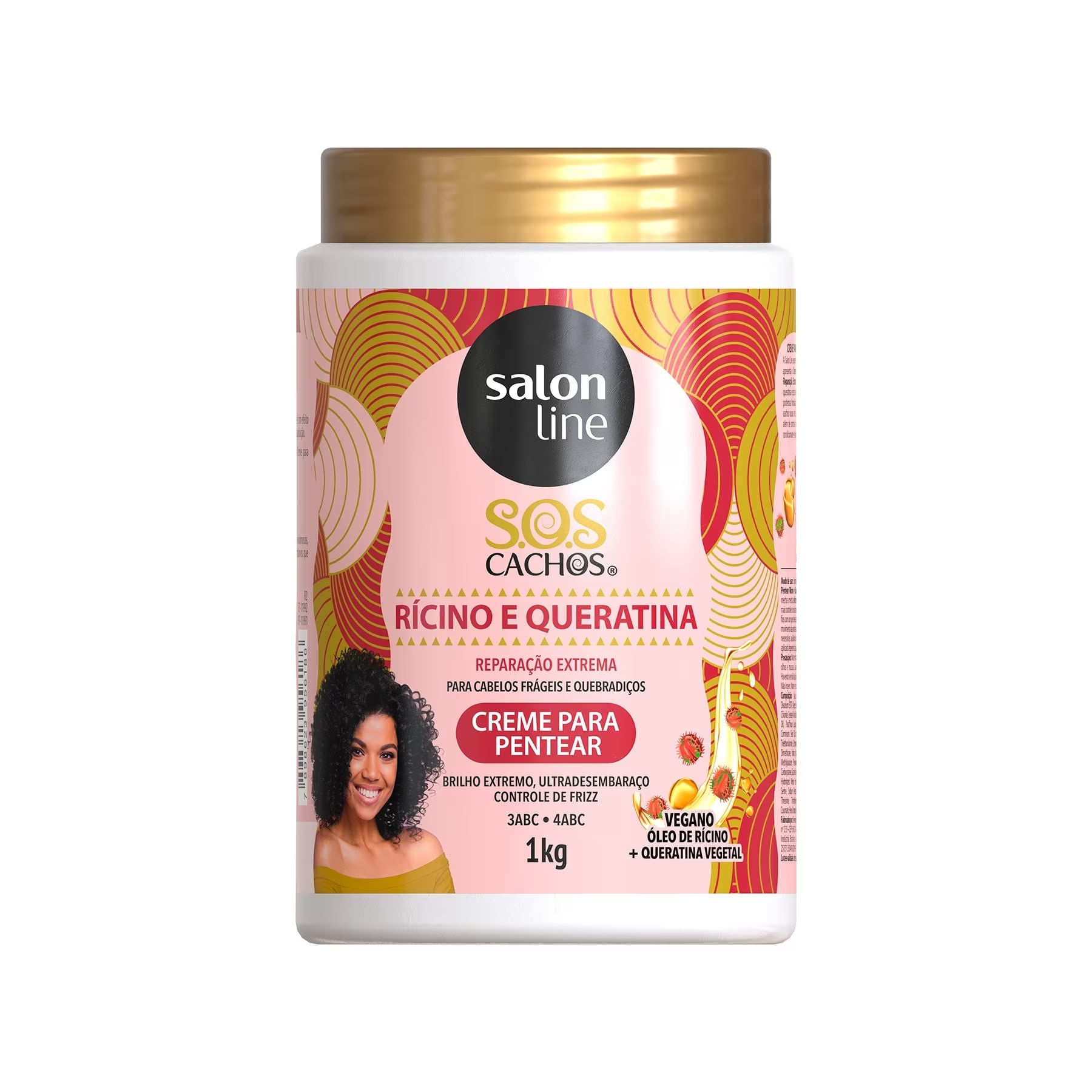 Creme para Pentear Salon Line Sos Rícino e Queratina 1Kg — Salon Line | Farmácia Resyla