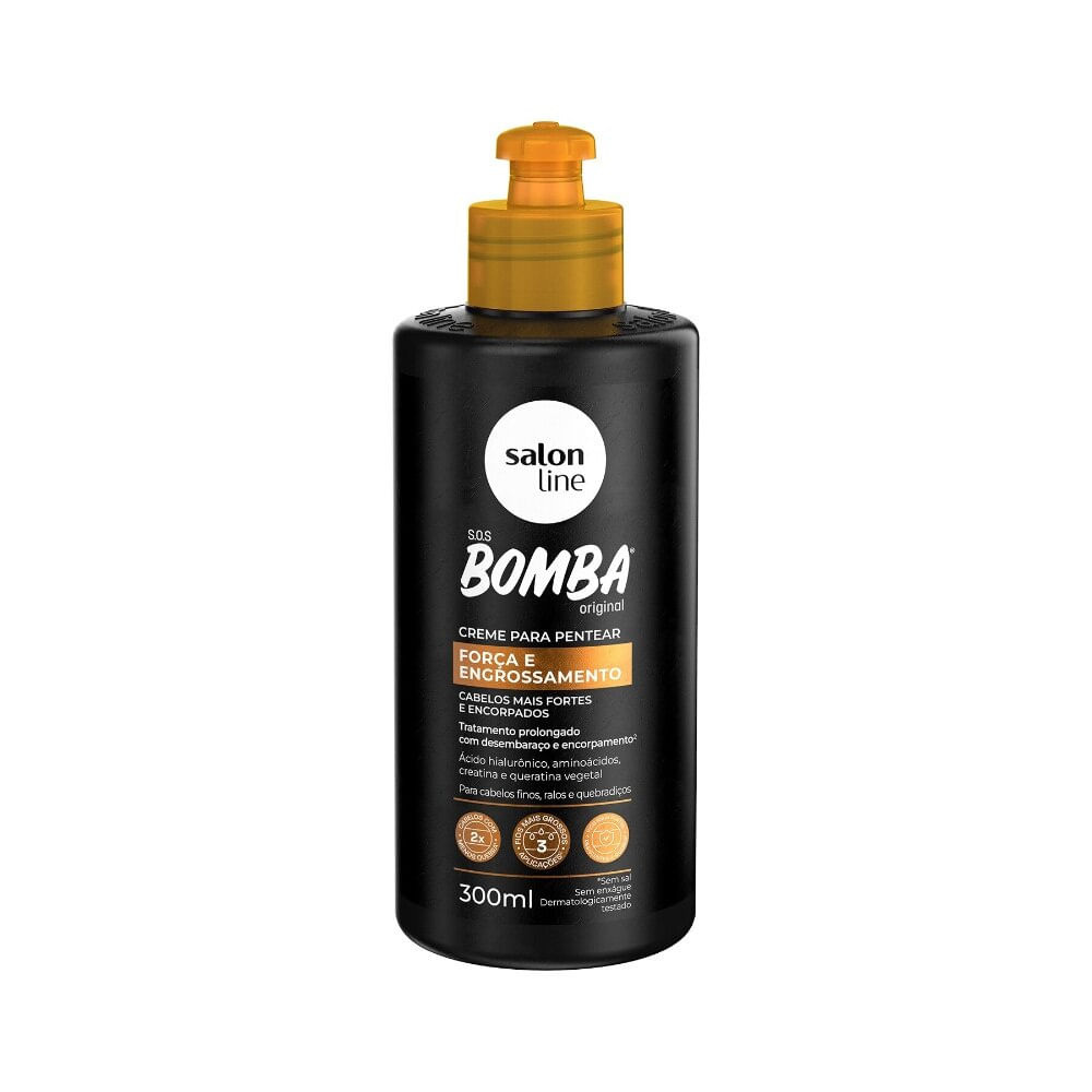 Creme Para Pentear SOS Bomba Força e Engrossamento 300ml — Salon Line | Farmácia Resyla