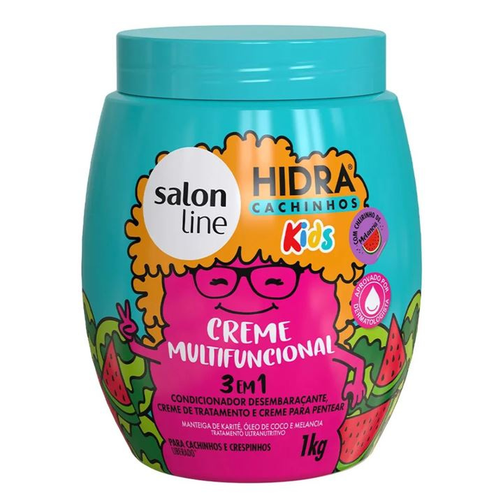 Creme para Tratamento Infantil Salon Line 1kg Kids Hidra 3 em 1 Cachinhos — Salon Line | Farmácia Resyla