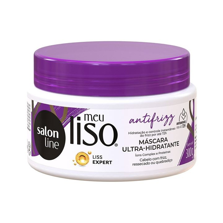 Creme Para Tratamento Salon Line Meu Liso 300g Antifrizz — Salon Line | Farmácia Resyla