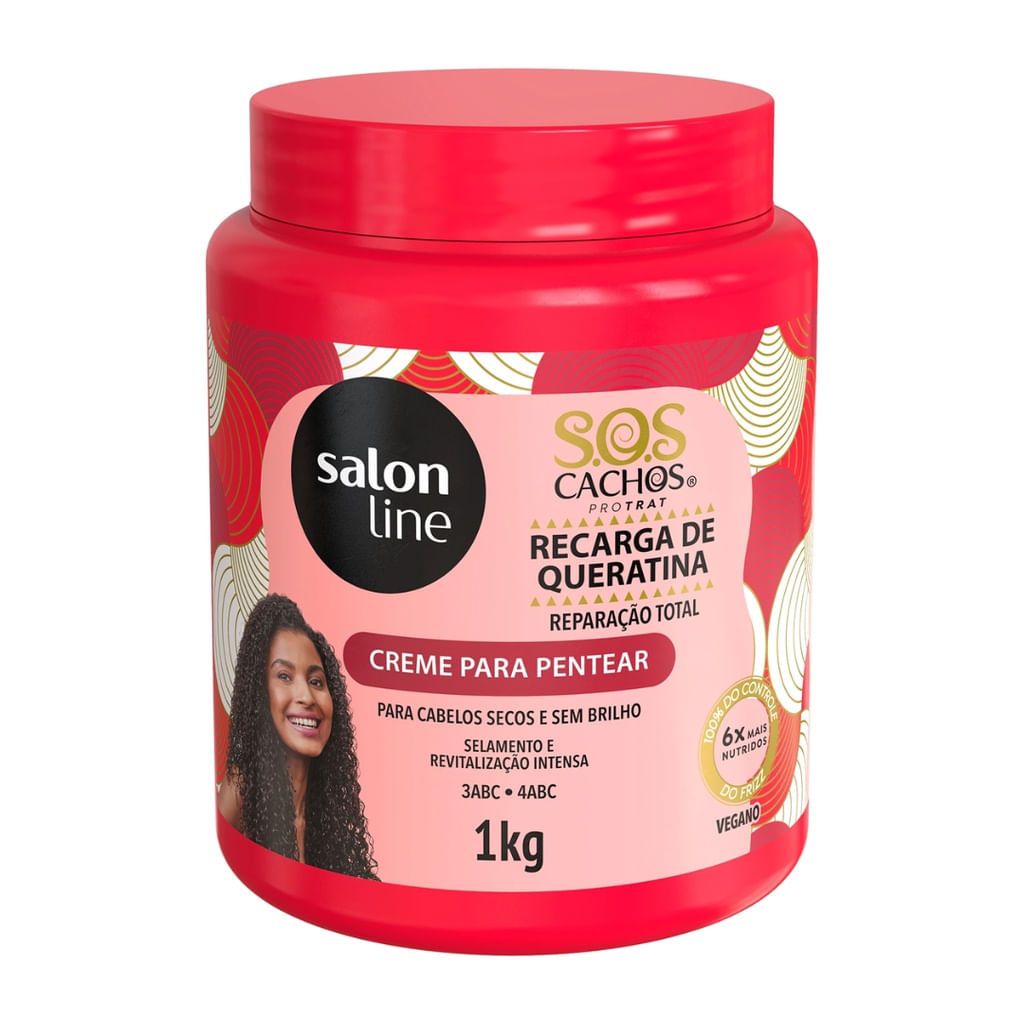Creme Pentear Salon Line Recarga Queratina 1Kg — Salon Line | Farmácia Resyla