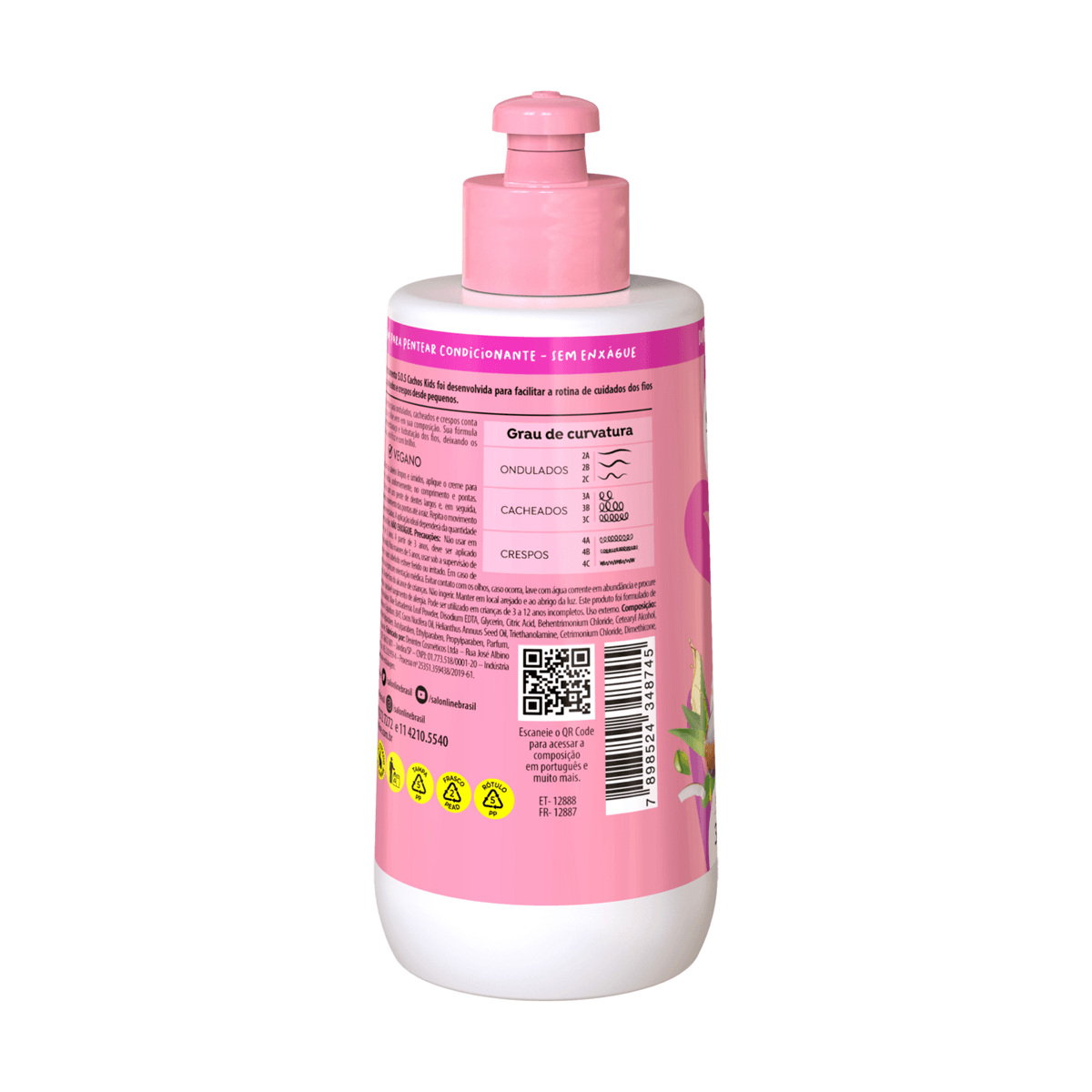 Creme Pentear  Salon Sos Kids 300ml — imagem 2 | Farmácia Resyla
