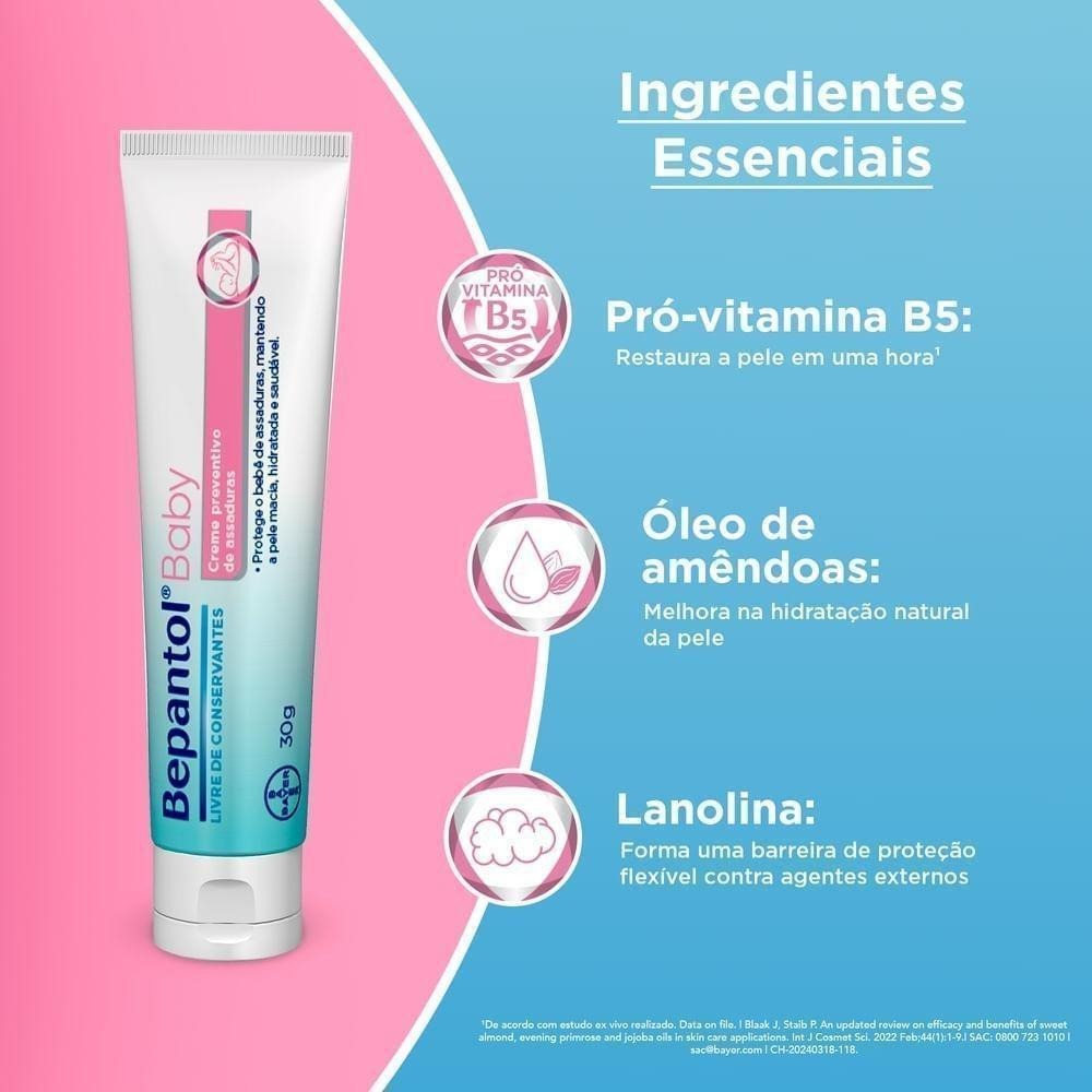 Kit Pomada para Assadura Bepantol Baby 30g 3 Unidades Leve 3 Pague 2 — imagem 3 | Farmácia Resyla