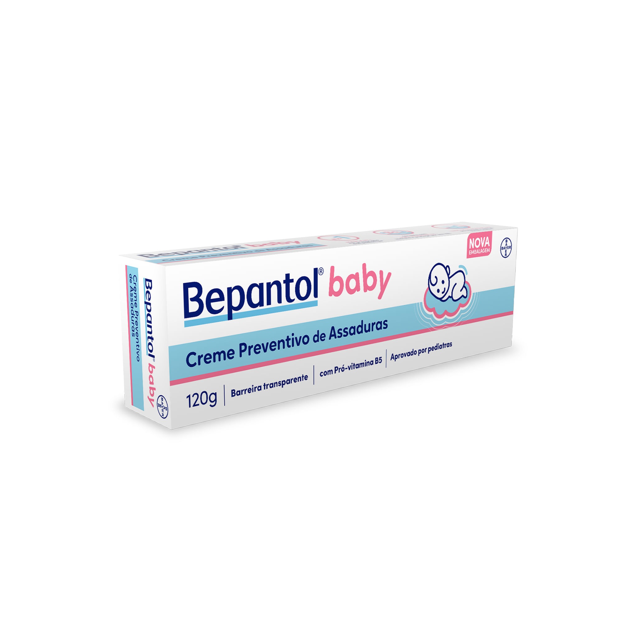 Creme Preventivo de Assaduras a Bepantol Baby com Pró-Vitamina B5 Hipoalergênico Recém-Nascido 120g — imagem 3 | Farmácia Resyla